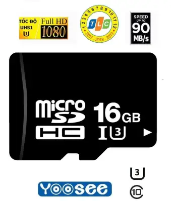 Thẻ nhớ 16GB tốc độ cao UHS1 U3, up to 90MB/s TLC