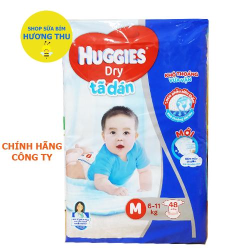 Tã/bỉm dán huggies size m 48 miếng