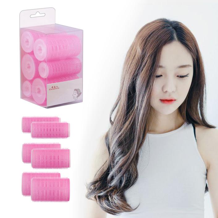 Combo 6 lô uốn tóc tự dính cao cấp - Tạo kiểu tóc xoăn bồng bềnh siêu tự nhiên