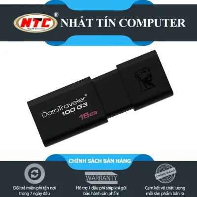 [HCM]USB 3.0 Kingston DT100G3 16GB (Đen) - Nhất Tín Computer