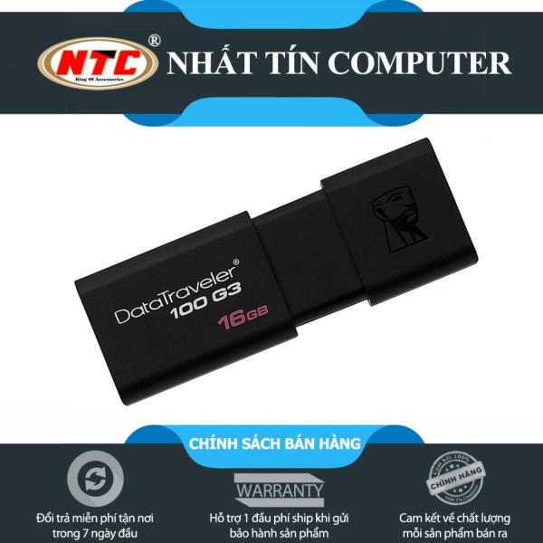 Bảng giá [HCM]USB 3.0 Kingston DT100G3 16GB (Đen) - Nhất Tín Computer Phong Vũ