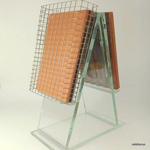 Bộ 2 cái Giá thể cá đĩa đẻ loại tam giác có lưới inox