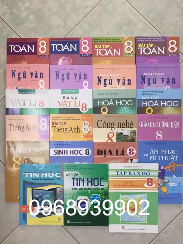 Mua Trọn bộ sách giáo khoa và sách bài tập lớp 8 (23Q) - new 2018