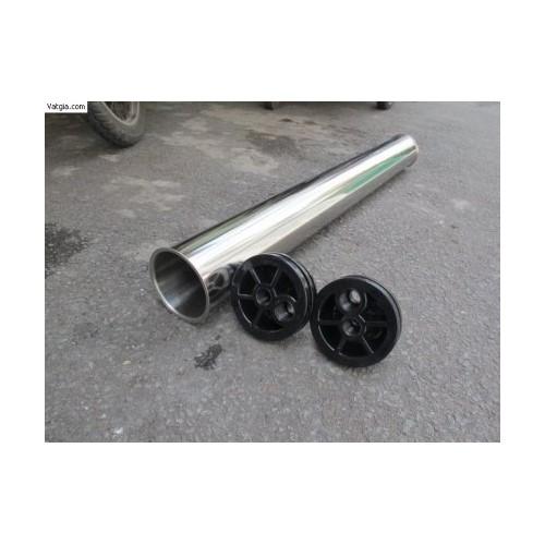 Vỏ màng inox 4040 đầu nhựa abs