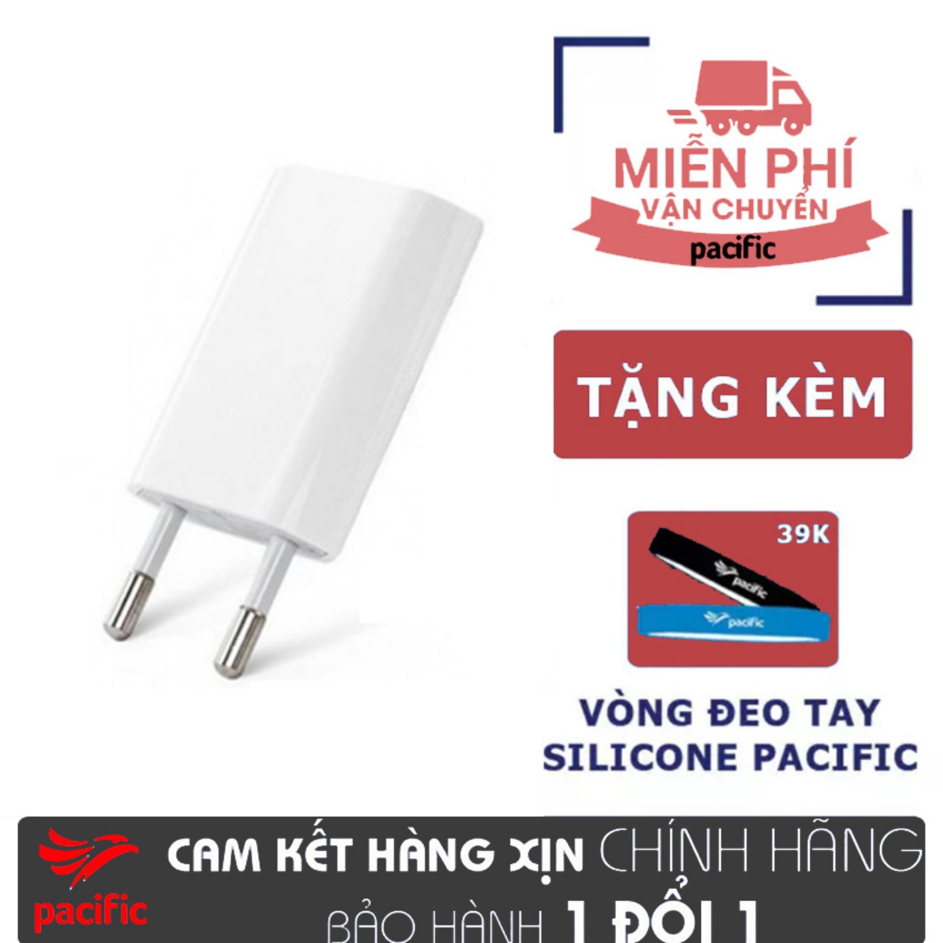 Cóc sạc iphone xsmax xs xr x 8 8plus 7 7plus 6s 6splus 6 6plus 5s 5 xịn theo máy - tặng vòng đeo tay silicone pacific