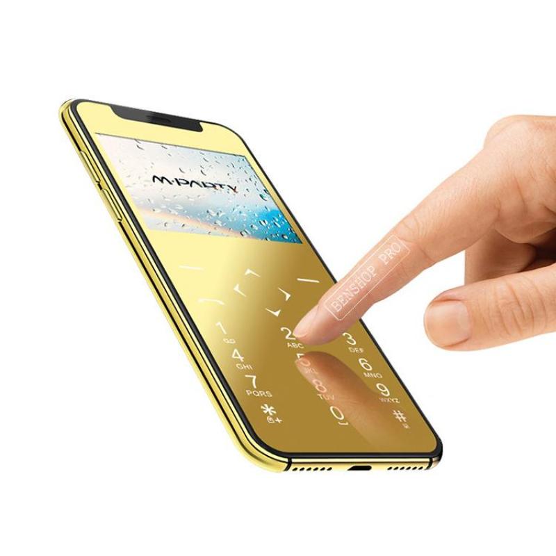 Điện thoại ATM Card Phone cảm ứng, camera M-Party LT10 (Gold)