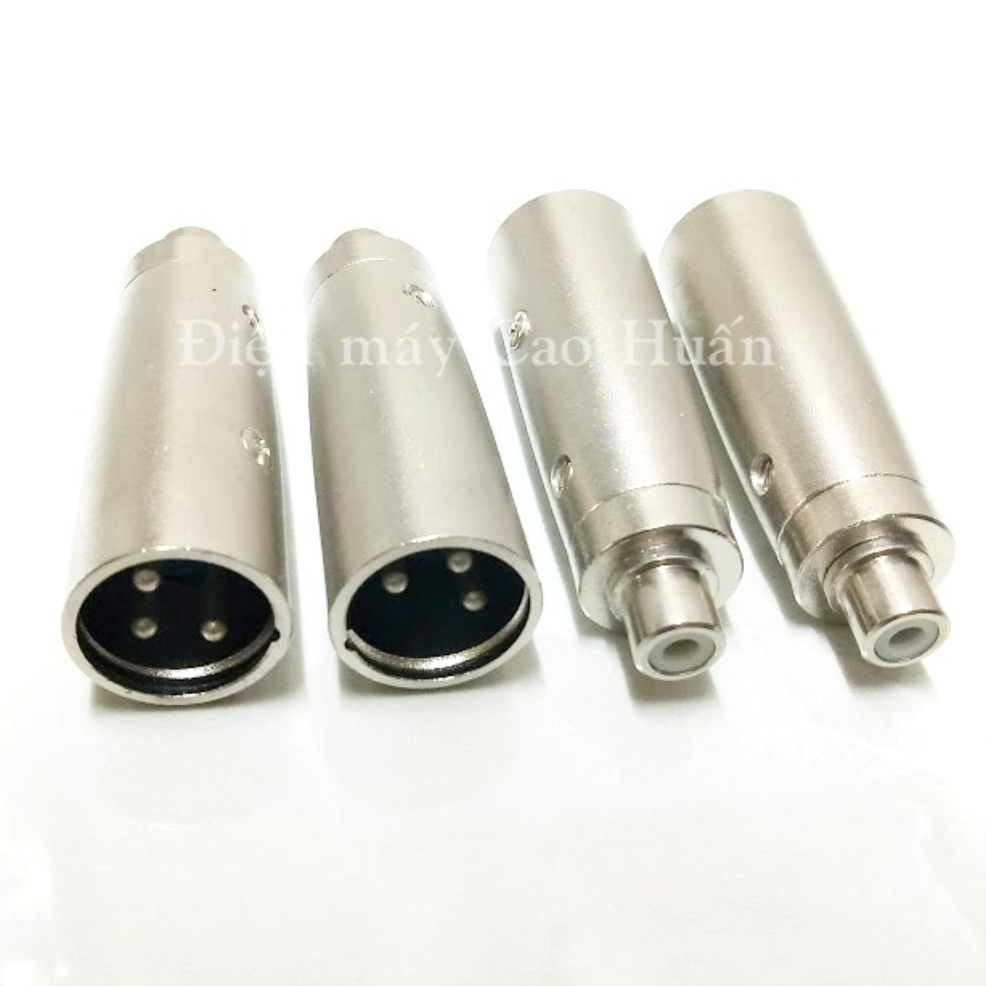 Bộ 4 Jack chuyển canon đực ra av cái