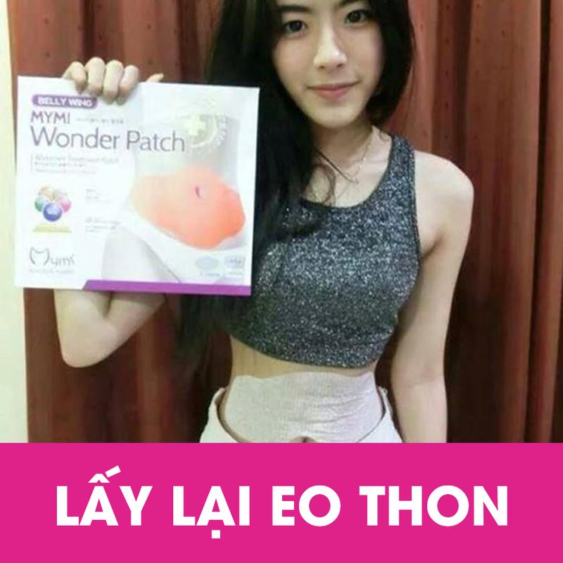 Bộ 5 Miếng dán tan mỡ bụng hiệu quả Mymi Wonder Patch