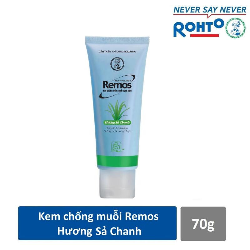 Kem chống muỗi Rohto Metholatum Remos Hương Sả Chanh 70g cao cấp