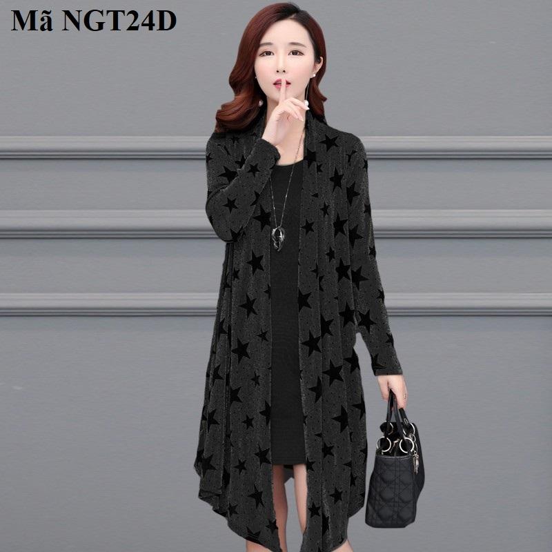 Váy, đầm 2 lớp cho người trung niên, người lớn tuổi ngt24 ngt24d