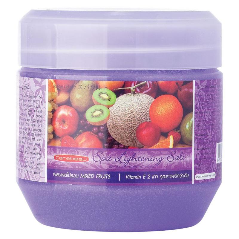 Muối tắm đa công dụng Carebeau Spa Lightening Salt 700g trái cây hỗn hợp