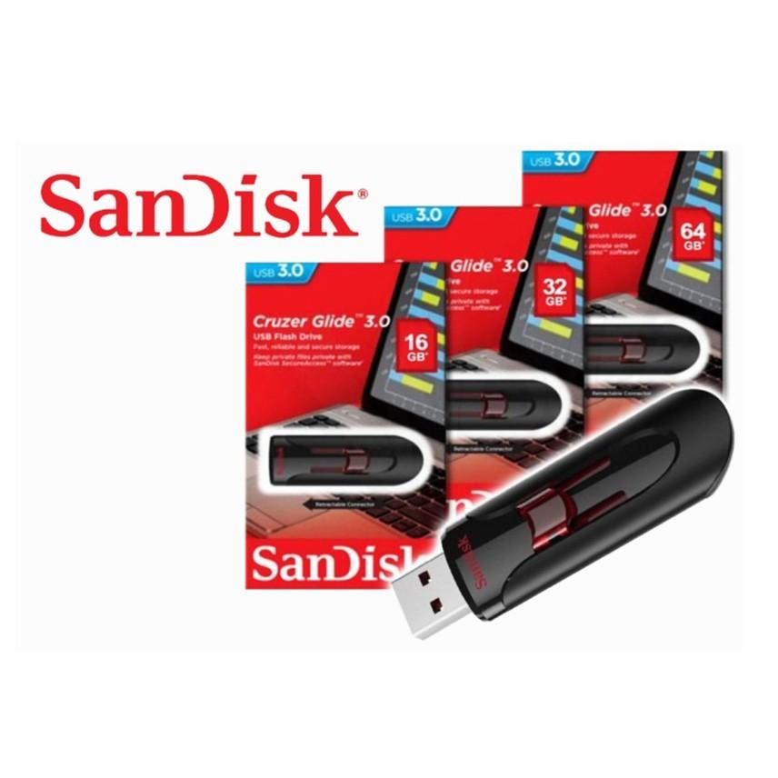 Usb 16gb 3.0 sandisk cruzer glide cz600