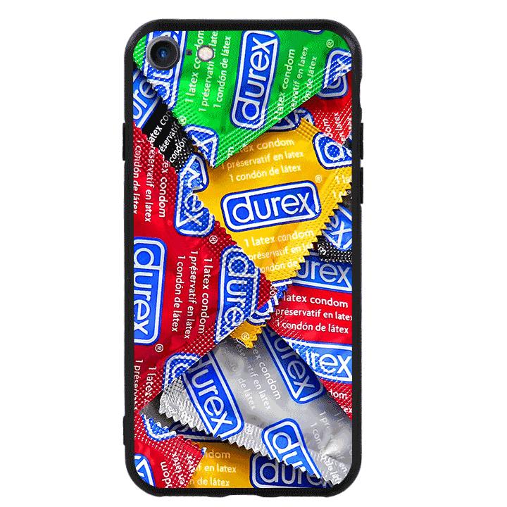 Ốp lưng điện thoại apple iphone 7 iphone 8 - viền tpu dẻo - 02005 0217 durex