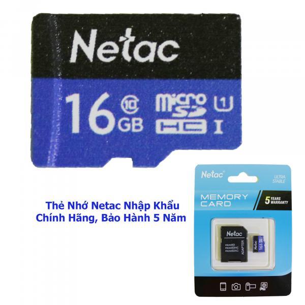 Thẻ nhớ camera micro sd netac 16gb, class 10