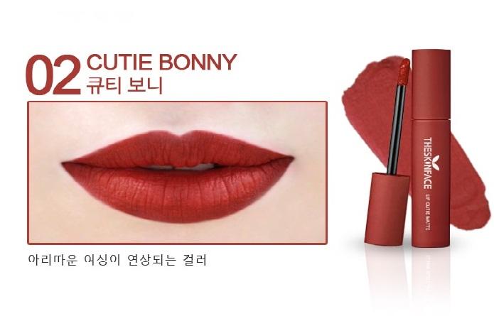 Son kem lì lâu trôi The Skin Face Lip Cutie Matte