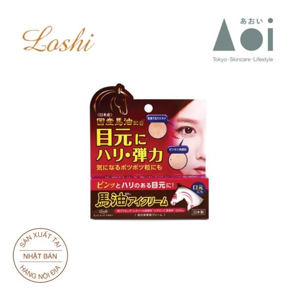 Kem Dưỡng Mắt Mỡ Ngựa - Loshi Horse Oil Eye Cream (20g) cao cấp