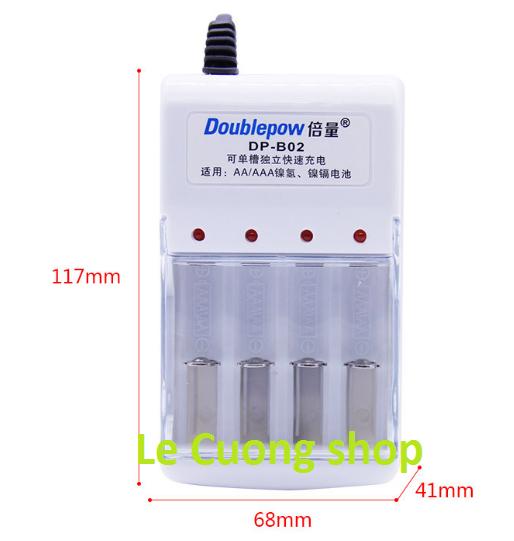 Bộ sạc đa năng DP-B02 cho pin tiểu AA và AAA