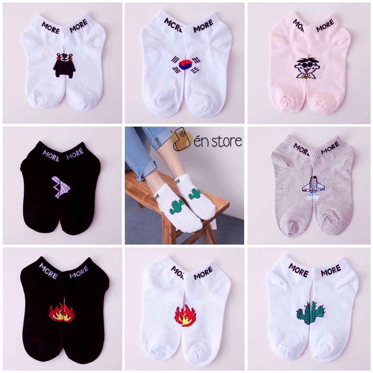Tất more ngắn cổ Hàn Quốc