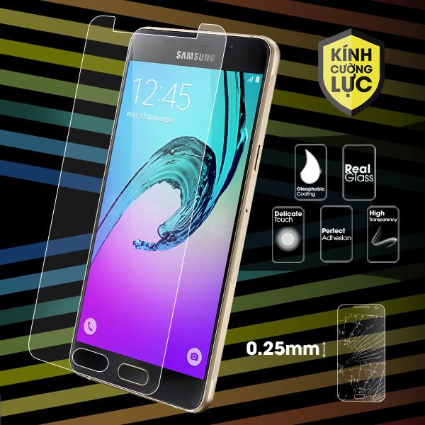 Miếng dán kính cường lực 2.5D cho Samsung Galaxy A3 - Glass