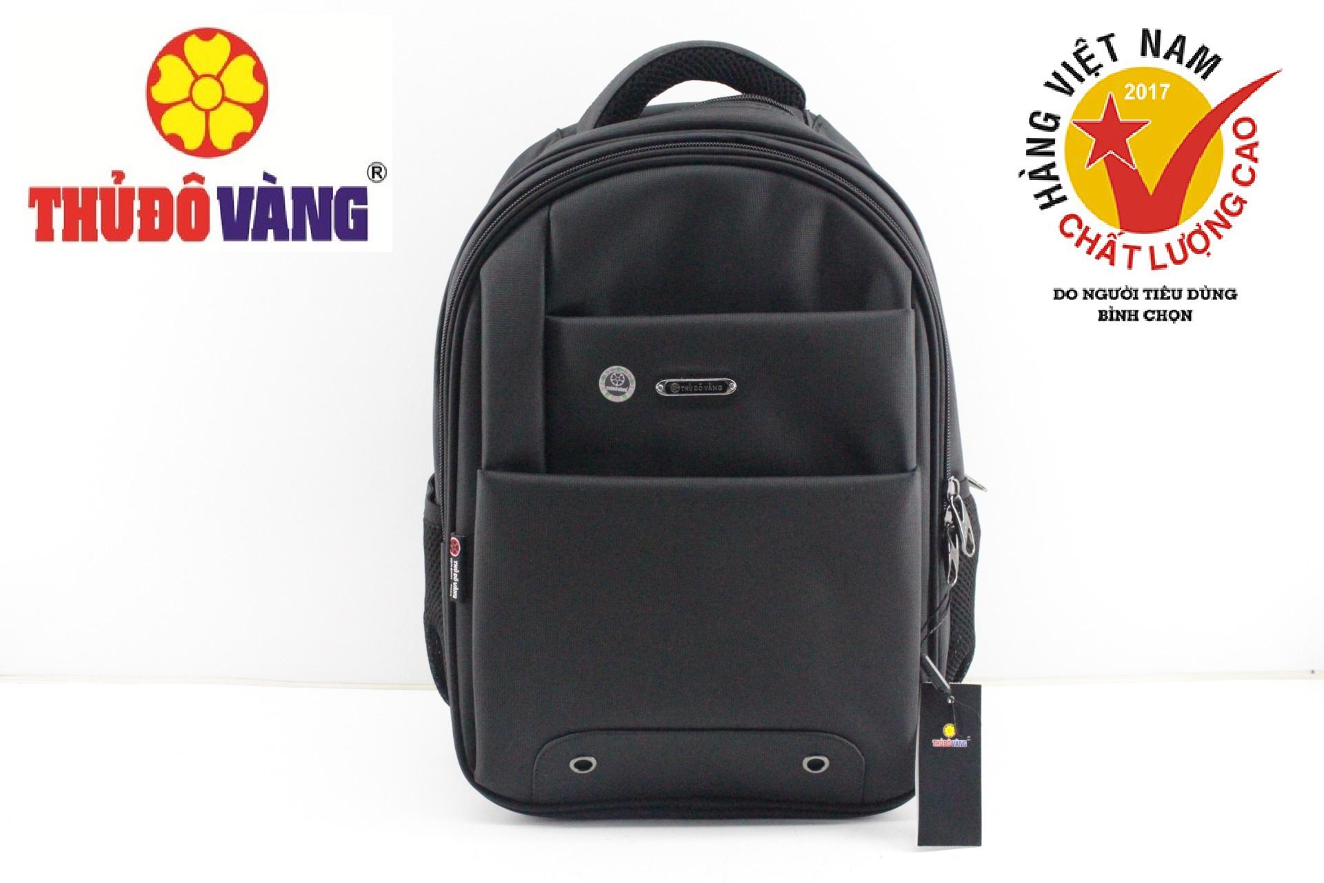 BA LÔ THỦ ĐÔ VÀNG CỠ TRUNG BL-057 (Đen)