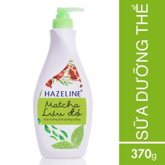 Sữa dưỡng thể dưỡng trắng Hazeline matcha lựu đỏ 370ml
