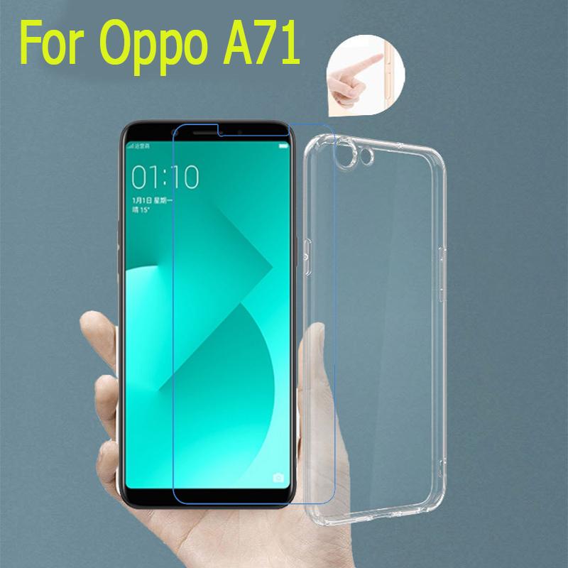 Oppo a71k ốp lưng silicon, tặng kính cường lực