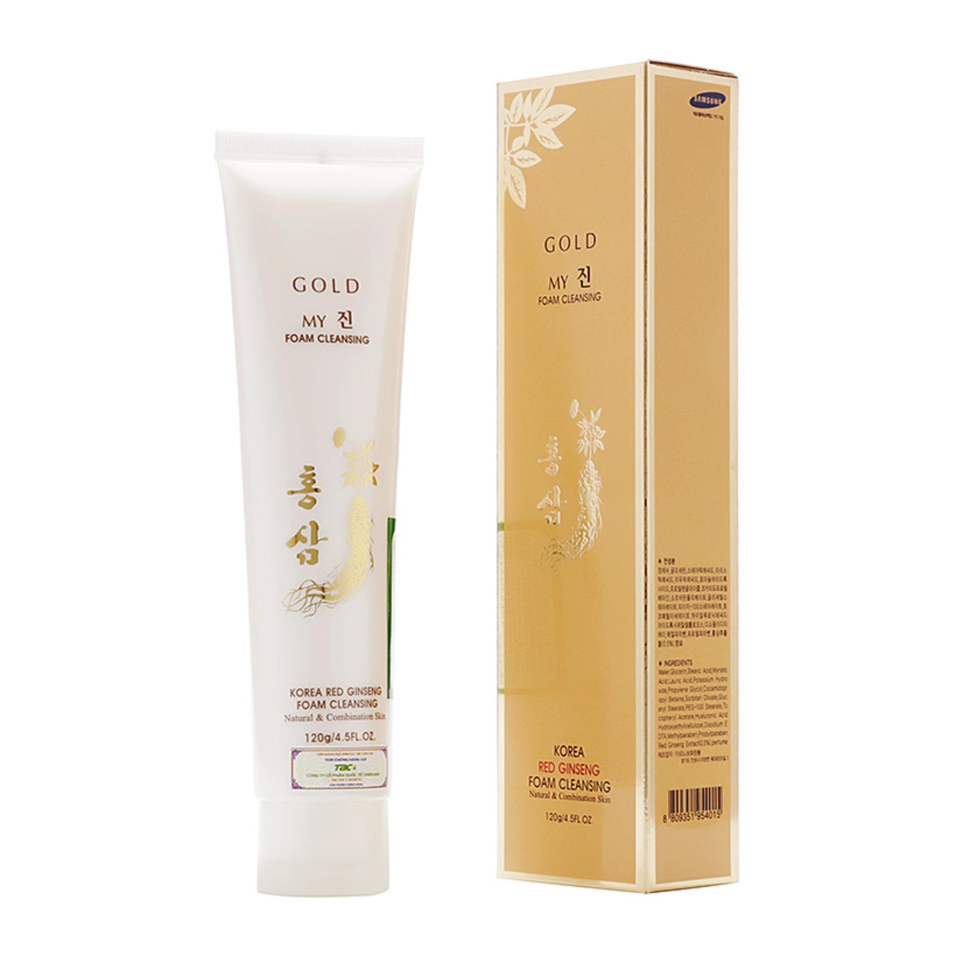 Sữa rửa mặt Hồng Sâm Korea red gingseng 120ml