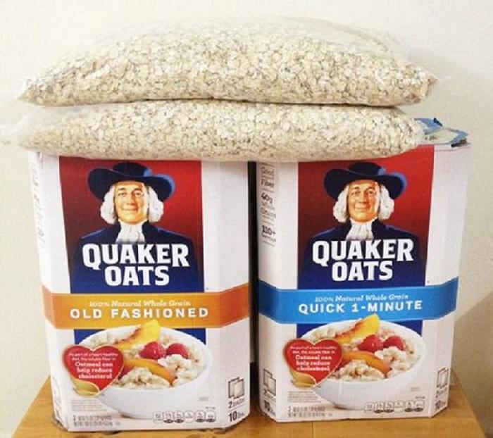 1/2 Thùng Yến Mạch Mỹ Quaker Oats Old Fashiones 4.52 kg (Dạng Nguyên hạt)
