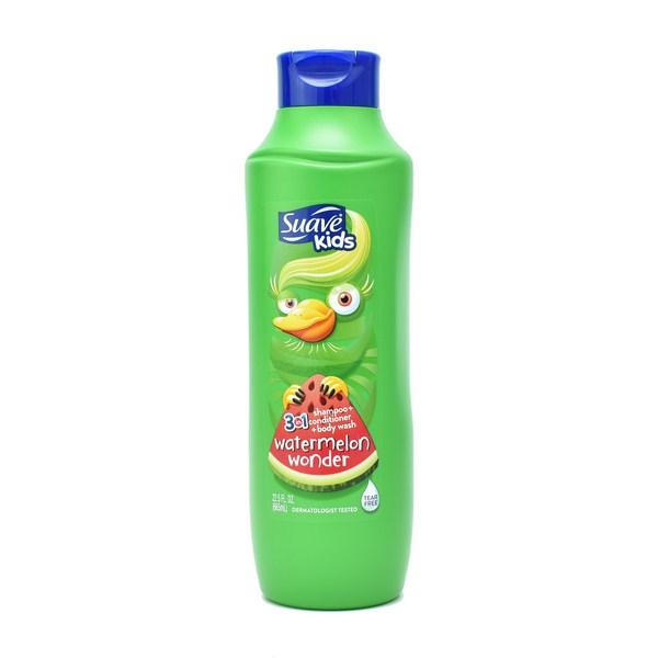 Sữa tắm gội trẻ em suave kids watermelon 3in1 mỹ 665ml - mẫu mới