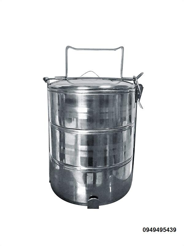 [HCM]Camen inox 3 ngăn(Bạc)