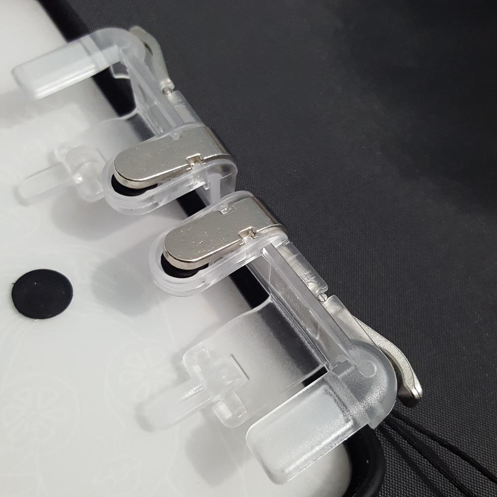 Nút Bấm Chơi Game PUBG / ROS - Chất Liệu Thép Không Gỉ Mới Dòng Nút Bấm Odog Cơ Màu Trong Suốt Khóa Sắt