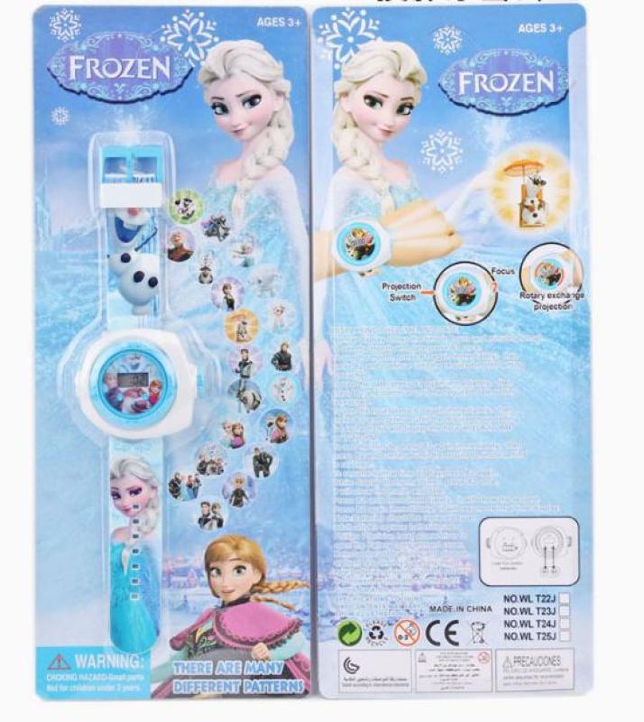 Đồng hồ chiếu 20 hình Frozen đáng yêu bán chạy