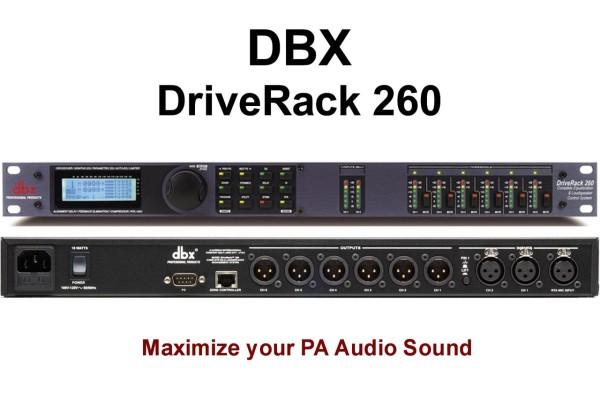 Máy xử lý âm thanh drive rack 260