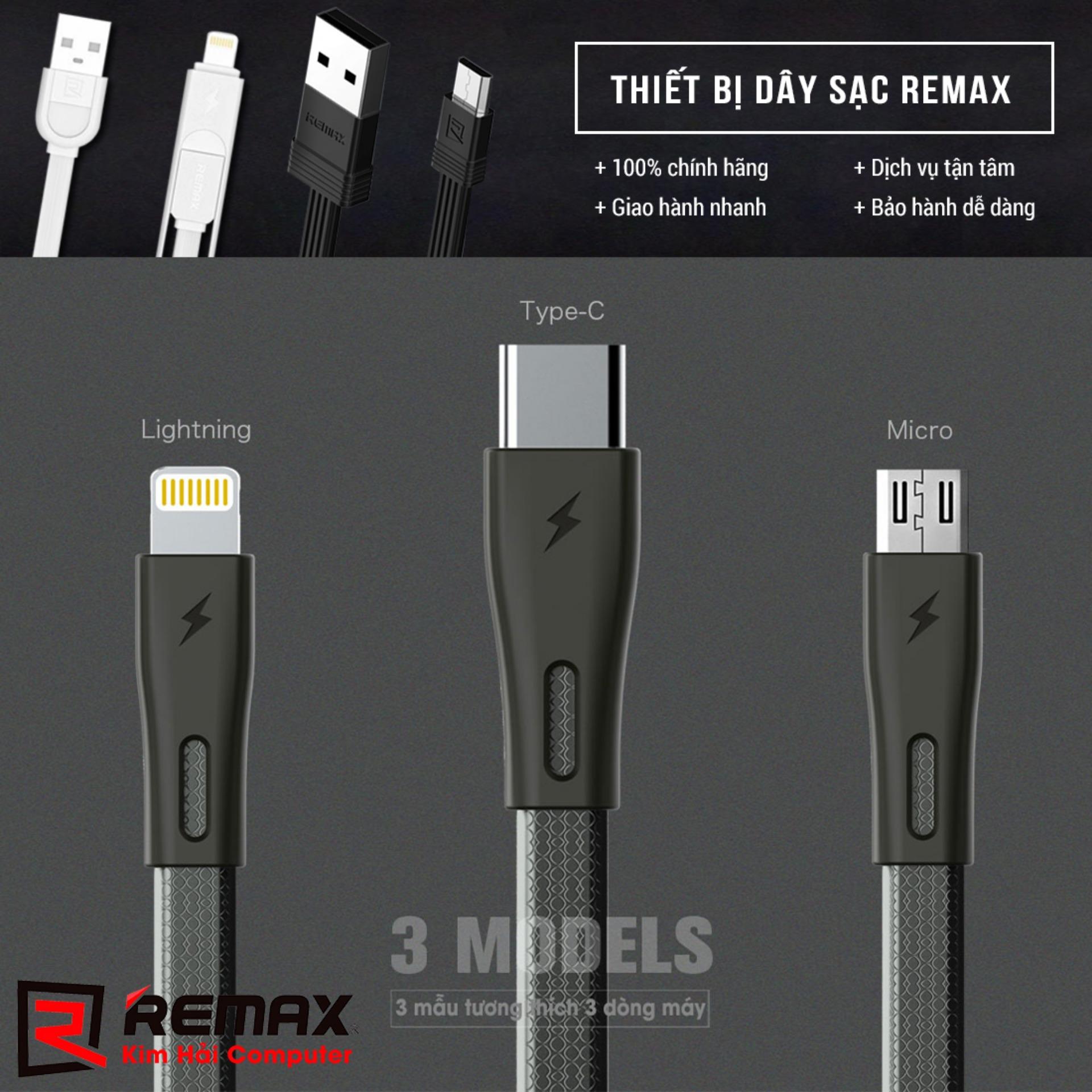 Cáp sạc dữ liệu android remax rc-090m - kim hải computer
