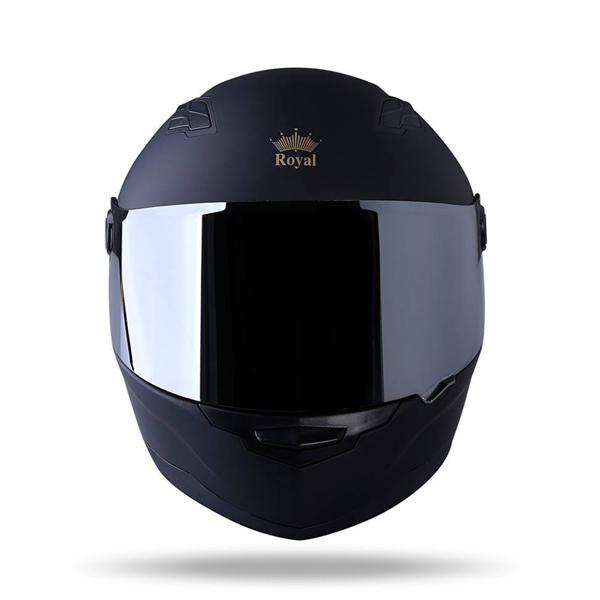 Non bao hiem co kinh,  Non bao hiem an toan,Mũ bảo hiểm Royal M136 (fullface đen nhám) GLXK chất lượng đồng hành cùng bạn trên những chuyến đi - Mẫu số 70