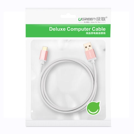 Dây cáp chuyển đổi USB 2.0 sang USB Type C, dài từ 0.25-2M UGREEN US188 Dây cáp chuyển đổi USB 2.0 sang USB Type C, dài từ 0.25-2M UGREEN US188