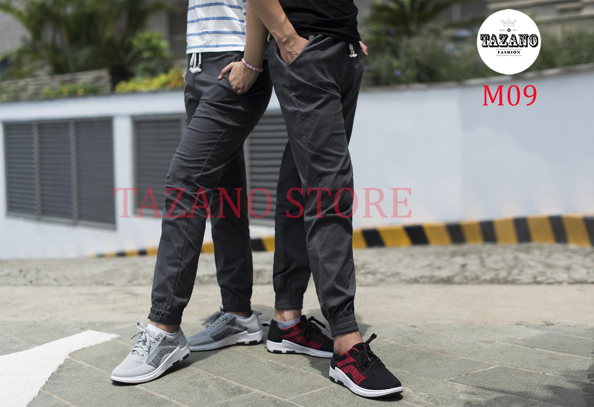 Quần Jogger Kaki Nam/Nữ Co Giãn Chất Tốt Hàng Xuất Khẩu (Màu Xám Lông Chuột)