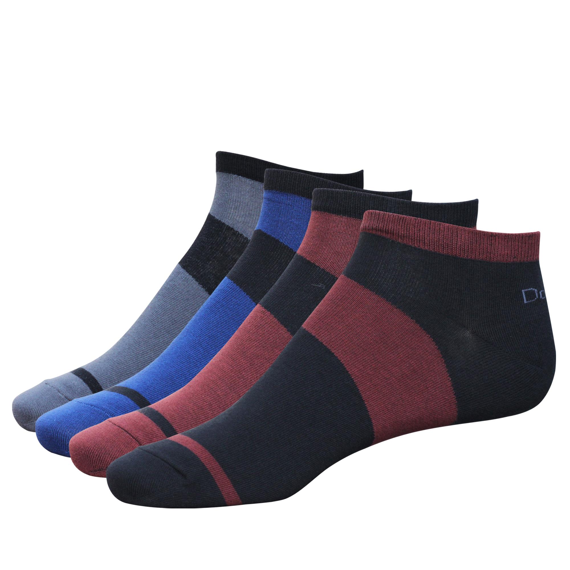 [HCM]Combo 4 đôi vớ nam Cotton cổ ngắn DonaKein