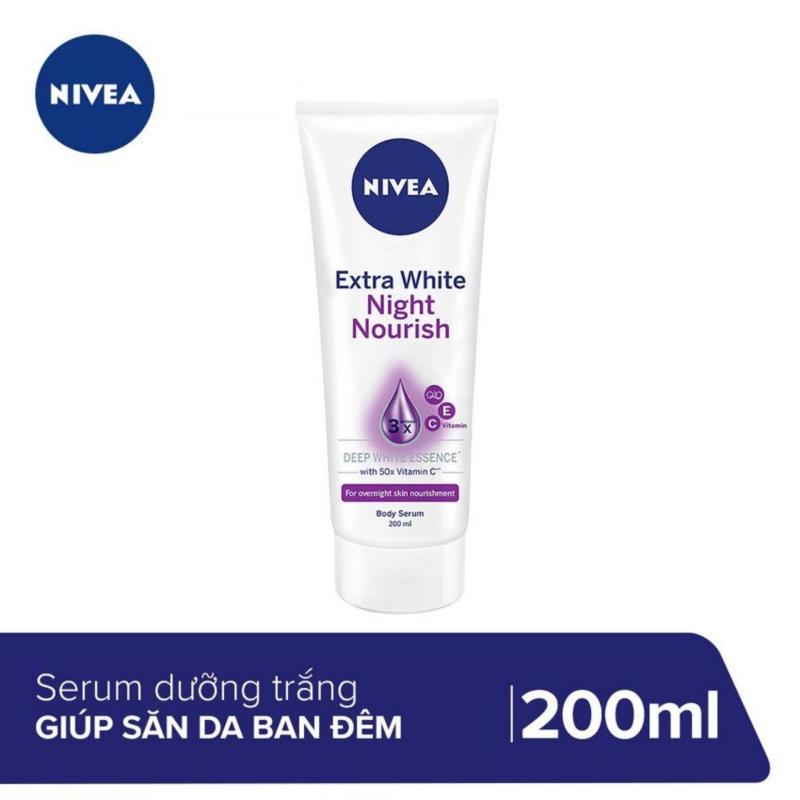 Serum Dưỡng Thể Giúp Săn Da, Dưỡng Trắng Nivea Ban Đêm 200ml _ 89122
