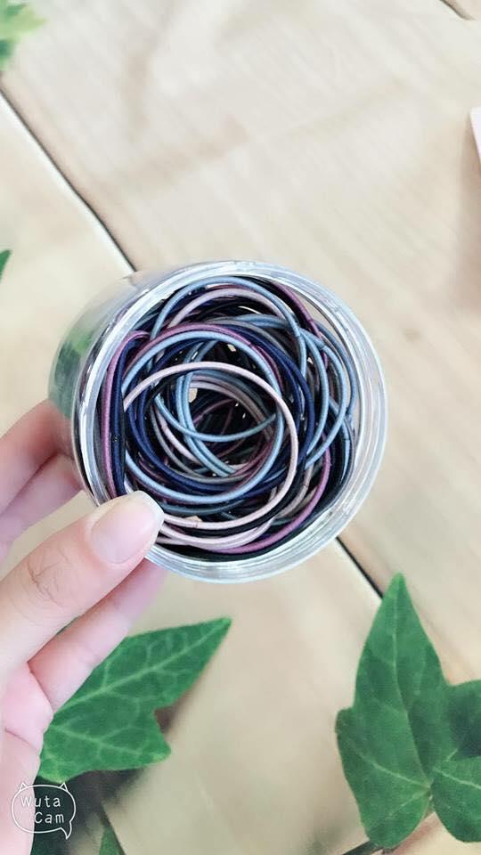 Túi 100 dây chun buộc tóc