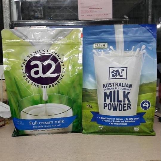 Combo sữa nguyên kem a2+sữa dj&a nhập úc 1kg