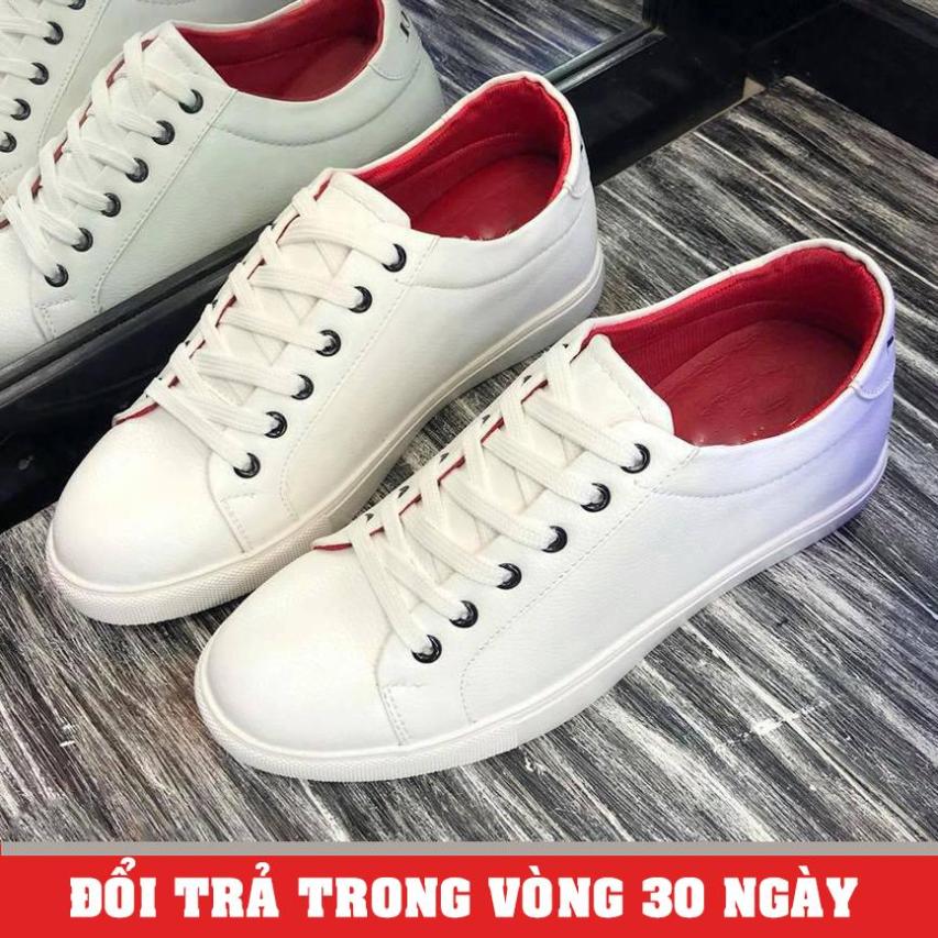 Giày Sneaker Nam Trắng Mẫu Mới (Giá Siêu Sốc) - KINGSHOES (KS21) giá rẻ
