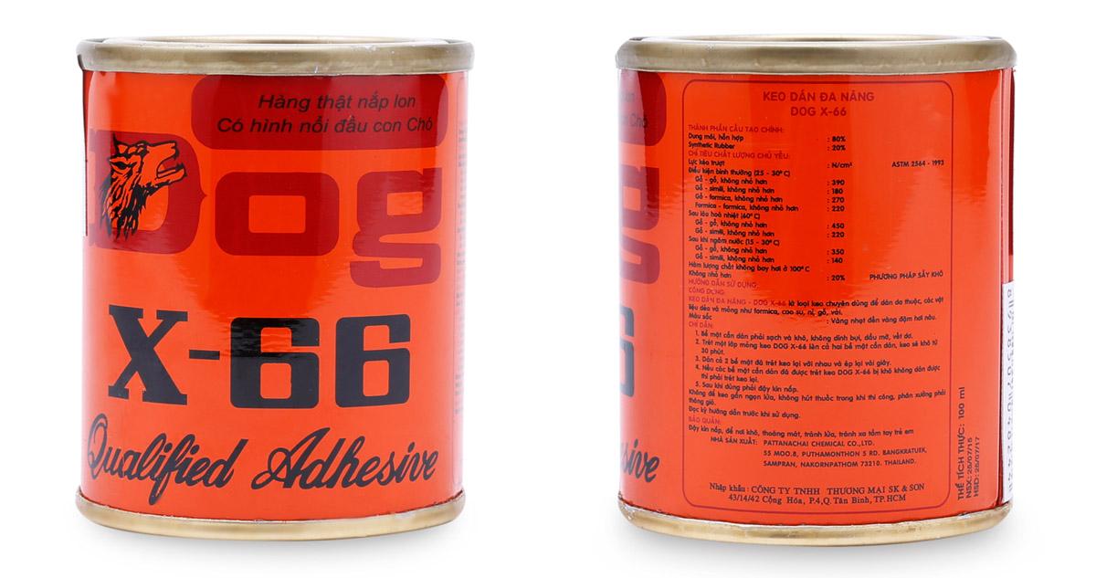Keo con chó x-66 hũ 200ml