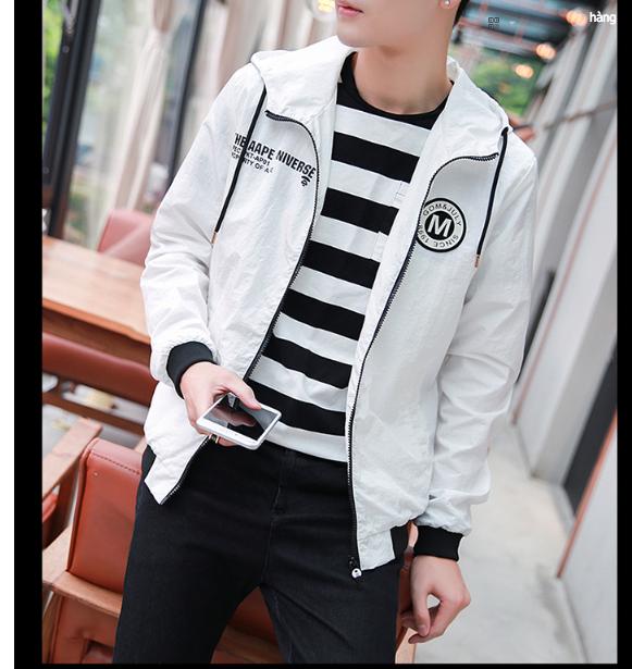 [HCM]ÁO KHOÁC GIÓ VÓ MŨ NAM HAI LỚP    GIÁ  "GMK"