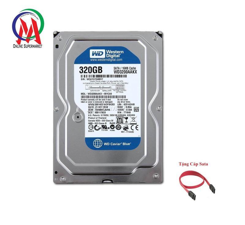 Ổ cứng máy pc 320g bh 24 tháng tặng kèm cáp sata