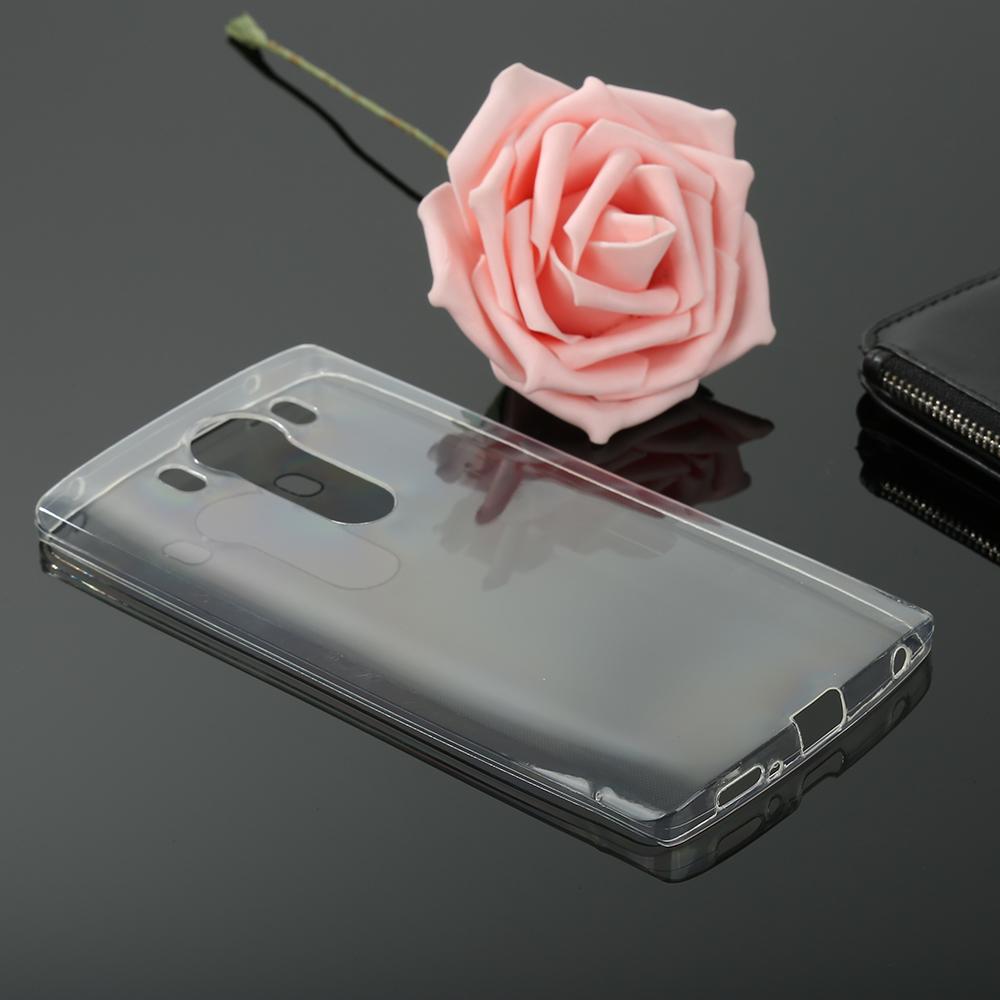 LG V10 Ốp lưng silicon trắng trong chống ố vàng