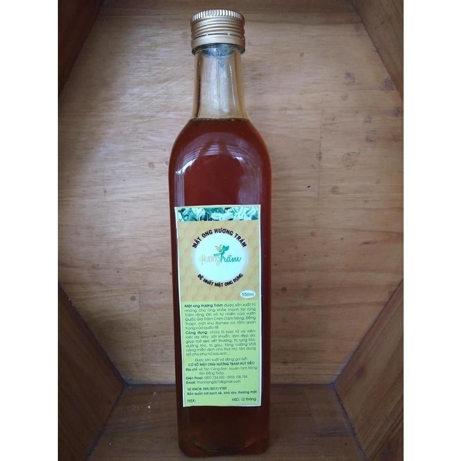Mật ong rừng tràm thiên nhiên 100% Hút Dẻo 550ml