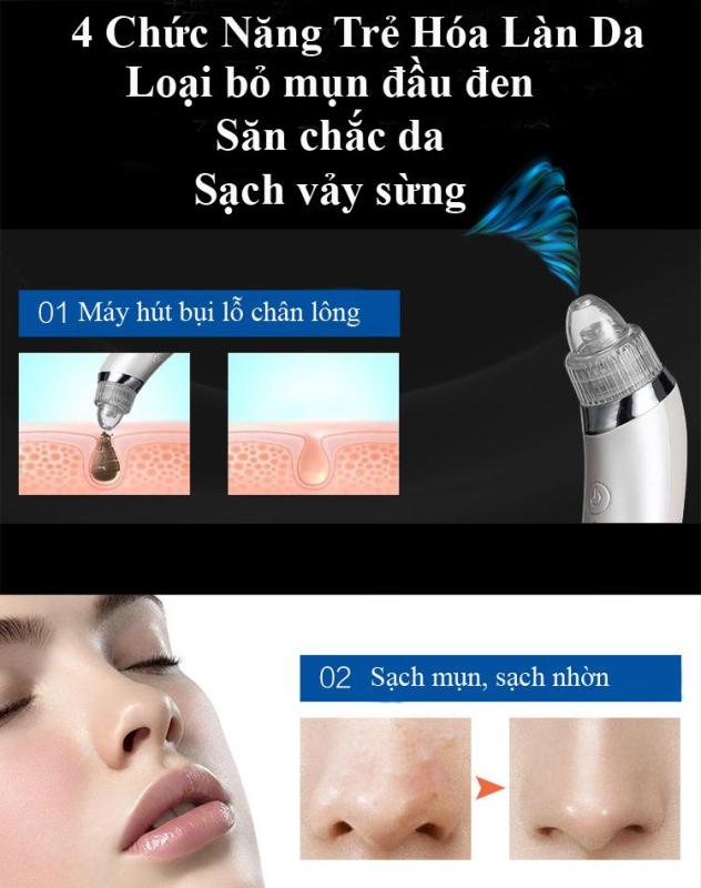 Cách trị mụn cám trên mũi, Máy hút mụn thông minh, làm sạch mụn ngay tại nhà, cho lại làn da tươi sáng, bảo hành 1 đổi 1 bởi Good 365.109