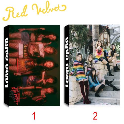 Lomo card red velvet new 2018