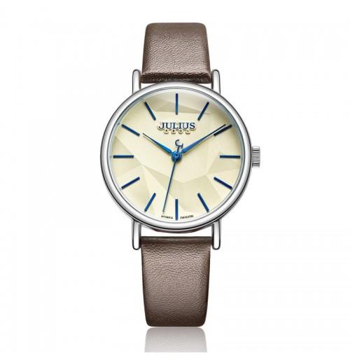 Đồng hồ nữ ja-985a julius hàn quốc dây da